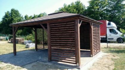 GARTENHAUS GARTENLAUBE AUS MASSIVHOLZ HOLZHAUS MIT IMPRÄGNIERUNG BERLIN 5x4m