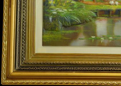 Materialbild-Bild hinter Glas 60x44 (B060)