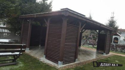 GARTENHAUS GDANSK GARTENLAUBE KLEBEDACH HOLZ KIEFERNHOLZ HOLZPAVILLON 6x4m