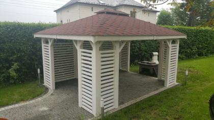 3-ECK GARTENHÄUSER CIECHANÓW HOLZGARTENLAUBE PAVILLON KIEFERNSCHUPPEN 3, 5x4, 5m