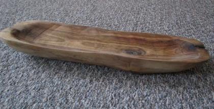 Holzschale, Dekoschale, wood carving