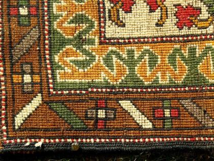 Orientteppich Adlerkazak 244x160 alt (T088)