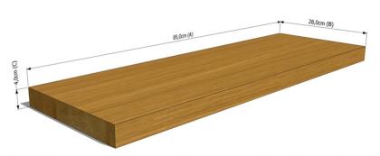 FENSTERBRETT BUCHENHOLZ MASSIVHOLZ FENSTERBANK POLIERT UNBEMALT 85x28x4cm
