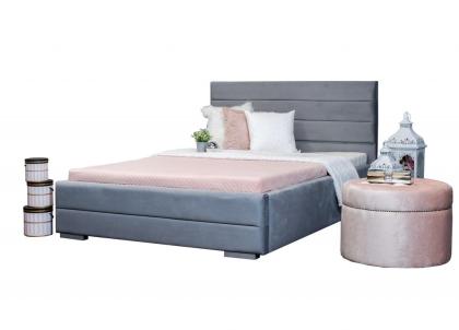Bett Polsterbett mit Lattenrost Designbett Doppelbett Bettgestell Ehebett Farben