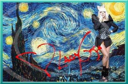 LADY GAGA Kunstdruck Souvenir Deko Design Bild Geschenk Poster. NEU!
