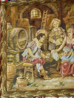 Gobelin Tapisserie Wirtshaus-Szenerie. G055