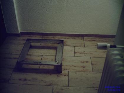 Sockel, Edelstahl Gestell für unter Waschmaschine