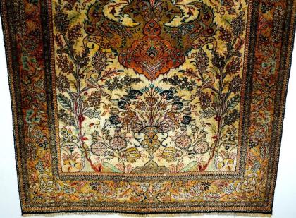 Orientteppich Ghom Seide 158x110 alt (T093)