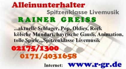 Alleinunterhalter der Spitzenklasse