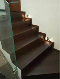 MASSIVHOLZ STUFE 85x24(+4)x4cm + SETZSTUFEN TREPPENSTUFEN FALTTREPPE