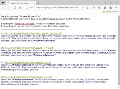 LSEARCH-PDF - Neue Version