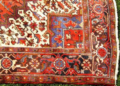 Orientteppich Heriz antik ca. 90 J. alt. T095