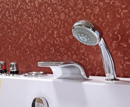 Badewanne Whirlpool Jacuzzi 32xDüsen LED Rechteckig