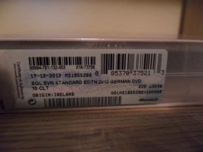 Microsoft SQL Server 2021 Standard Deutsch 