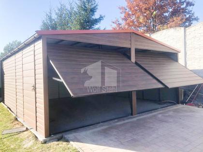 Blechgarage 6x6m Doppelgarage Fertiggarage Maßgeschneiderte Lösungen GP111