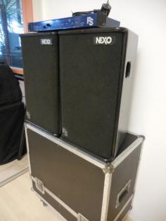 NEXO PS-10 SET: 2 x PS10 + TD-Controller + Haubencase mit Blue Wheels // Amping 