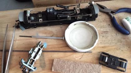 Reparatur ihrer Loks (Spur TT, analog)