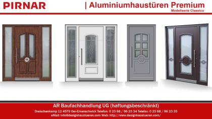 Klassische Aluminiumhaustüren Haustüren Eingangstüren