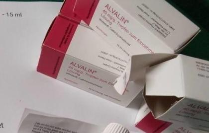 5 Stück Alvalin 40 mg/g Tropfen – 15-ml-Flasche, vorrätig (Haltbarkeit bis 2026)