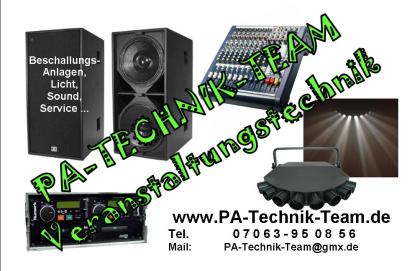 Party- u. Konzert-Anlagen 