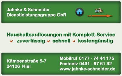 Haushaltsauflösungen, Entrümpelungen und Räumungen in Kiel und Umgebung