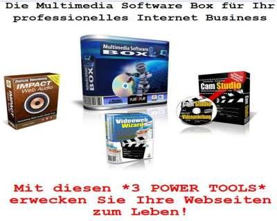 Die Multimedia Software Box für Ihr professionelles Internet Business