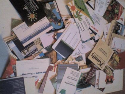 300 Visitenkarten aus aller Welt!!