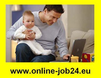 Nebenjob online, Nebenjob von zu Hause, Heimarbeit am PC.
