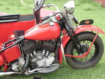 Harley Davidson mit Seitenwagen