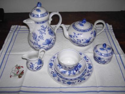 Porzellan - Kaffeeservice für 6 Personen