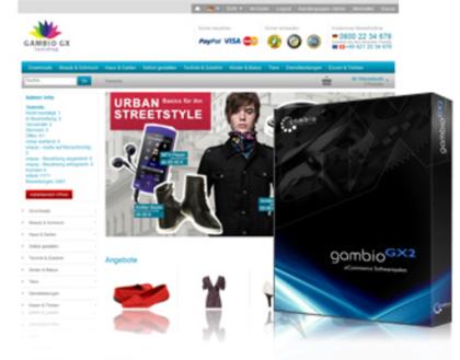 Gambio GX2 - Internetshop Installation Domain Webspace Service