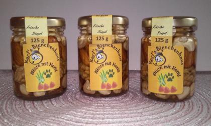 Nüsse mit Akazienhonig 125g