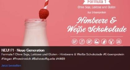 Himbeere & Weisse Schokolade   ohne Soja, Laktose und Gluten. 