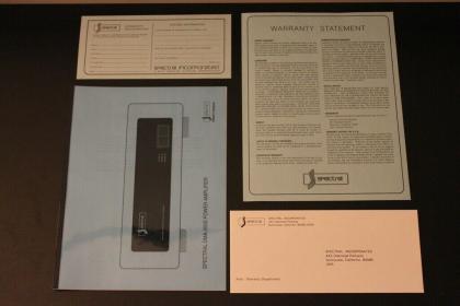 Stereo Verstärker / Endstufe Spectral DMA-200S