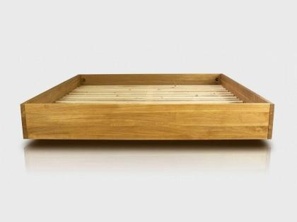 REINER BETT DOPPELBETT HOTELBETT GÄSTEBETT EICHENBETT MASSIVHOLZ 200x200x38cm