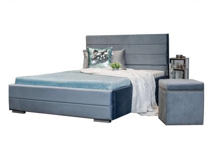 Bett Polsterbett mit Lattenrost Designbett Doppelbett Bettgestell Ehebett Farben