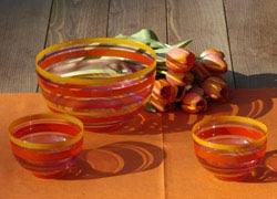 Schalen, Vasen, Tischläufer