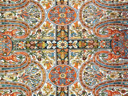 Orientteppich Seide auf Seide superfein. T011