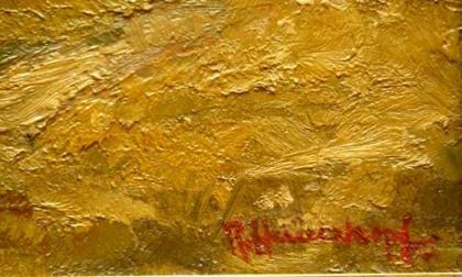 Ölgemälde Rudolf Hünerkopf Kirchenmaler. B008