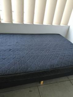 Boxspringbett 140 x 200 cm Dunkel Blau