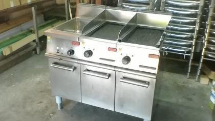 GASTRO DOPPEL-BRÄTER mit BAIN-MARIE 