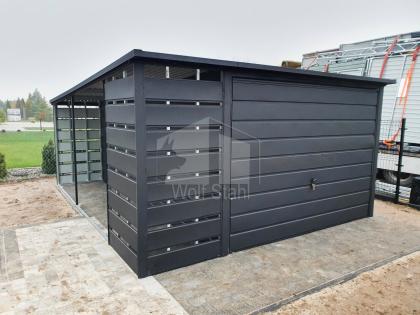  Blechgarage 3x6m Metallgarage Fertiggarage Holzoptik Individuelle Projekte ID44
