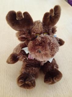 Plüsch Elch in dunkelbraun