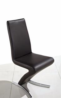 2er Set Freischwinger Schwarz Z Stuhl Esszimmer Kunstleder