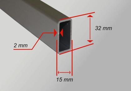 SUPER Faltzelt Aluminium ALU LUX 50 6, 0 x 4, 0 Meter