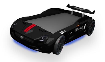 Autobett Roadster Kinderbett http://moebelspotkids.de