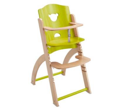 Hoch Stuhl Baby Pappy-Re aus Holz mitwachsend von Pali-World