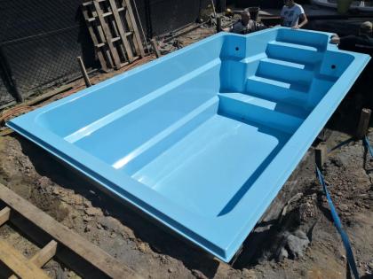 Schwimmbecken, Gartenpool CARIBIC 5, 5 x 2, 8 x 1, 4 m