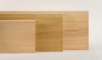 FENSTERBRETT EICHENHOLZ FENSTERBANK MASSIVHOLZ POLIERT FARBE WÄHLBAR 85x28x4cm