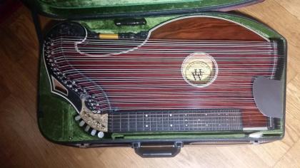 Zither Spielhilfe - Handauflage für Zither leicht zu montieren ohne Beschädigung
